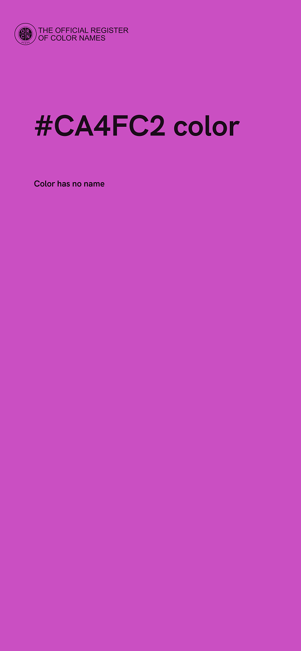 #CA4FC2 color image