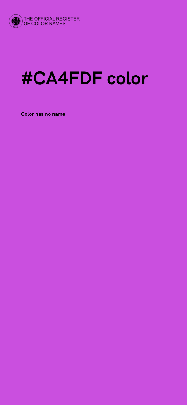 #CA4FDF color image