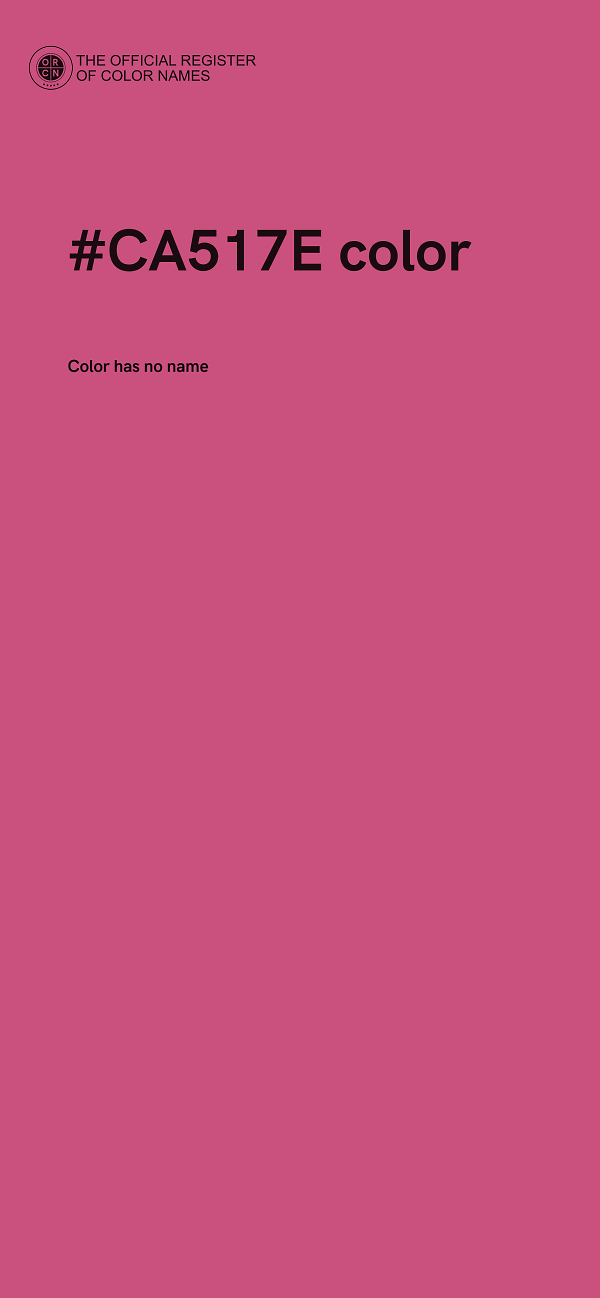 #CA517E color image