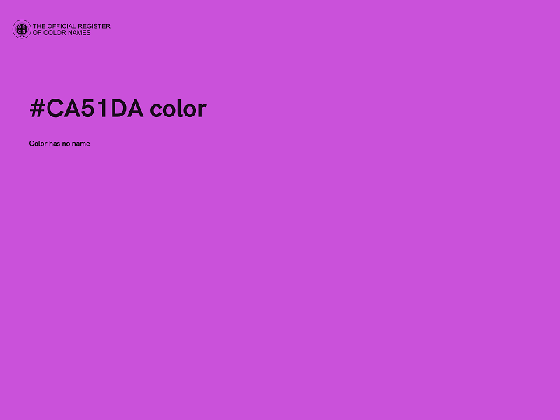 #CA51DA color image