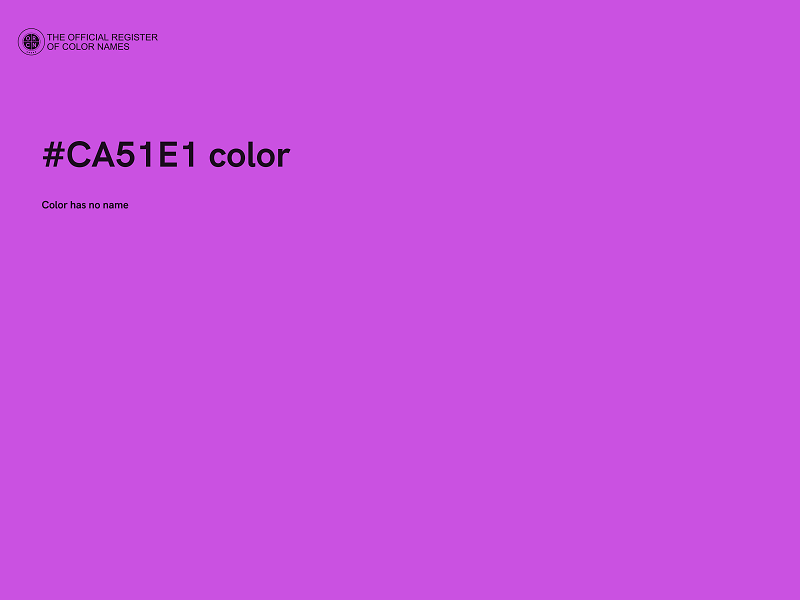 #CA51E1 color image