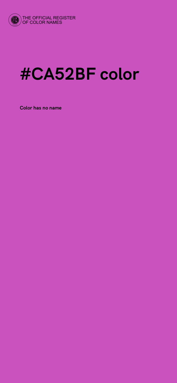 #CA52BF color image