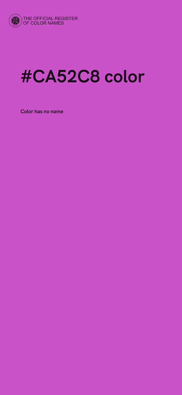 #CA52C8 color image