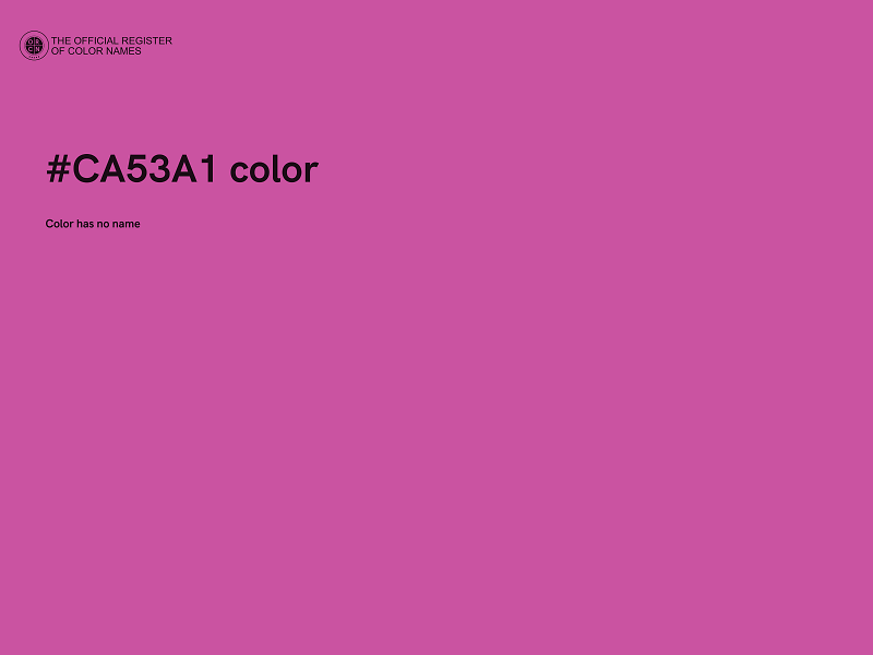 #CA53A1 color image