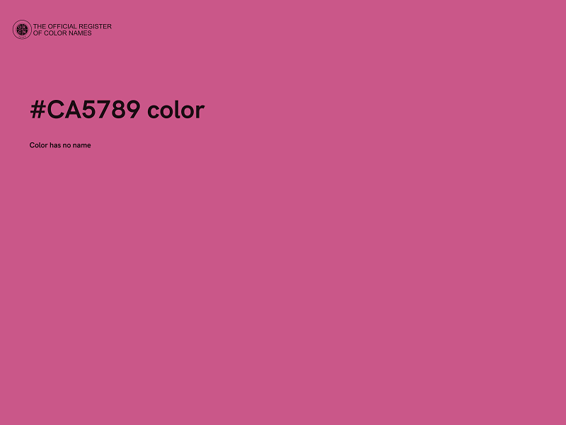 #CA5789 color image