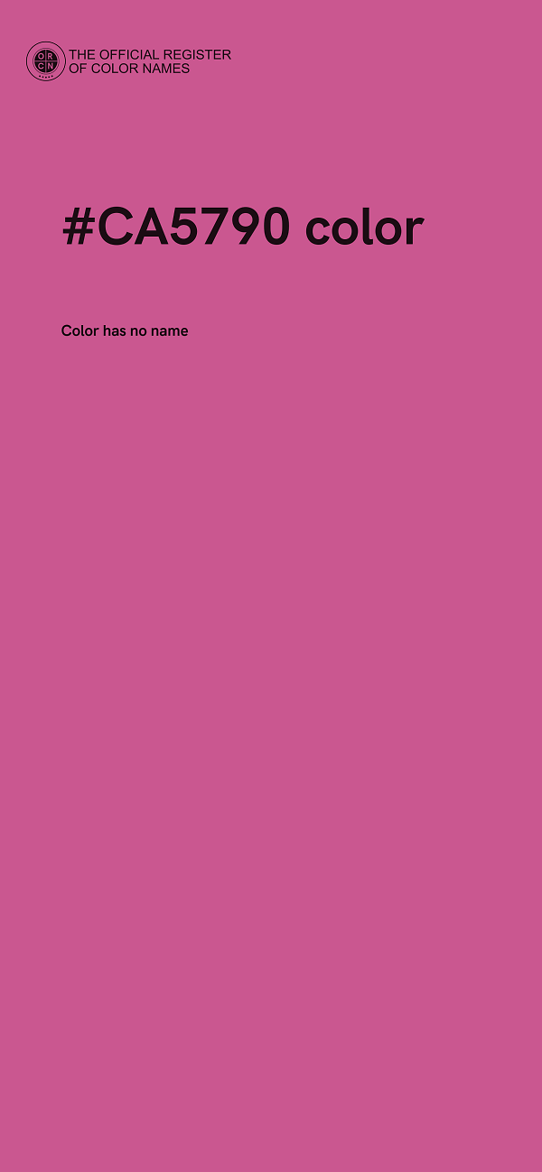 #CA5790 color image