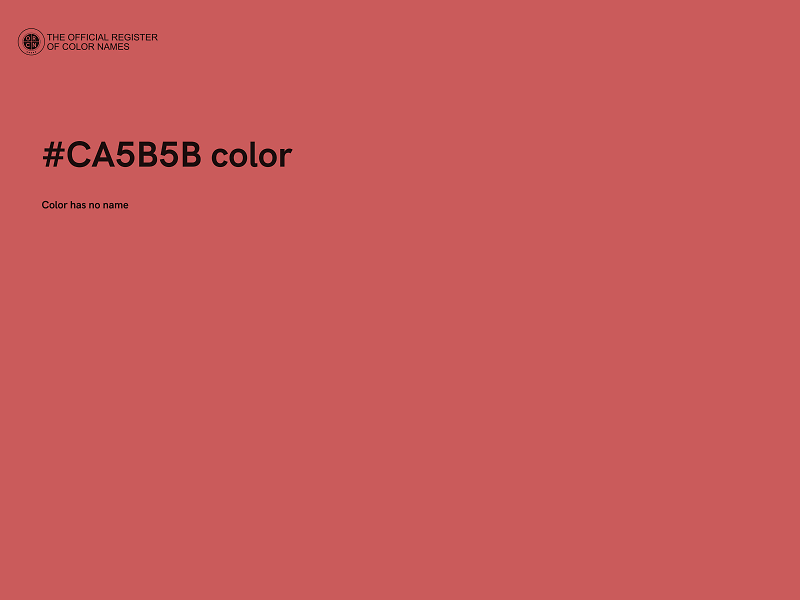 #CA5B5B color image