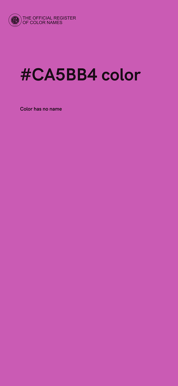 #CA5BB4 color image
