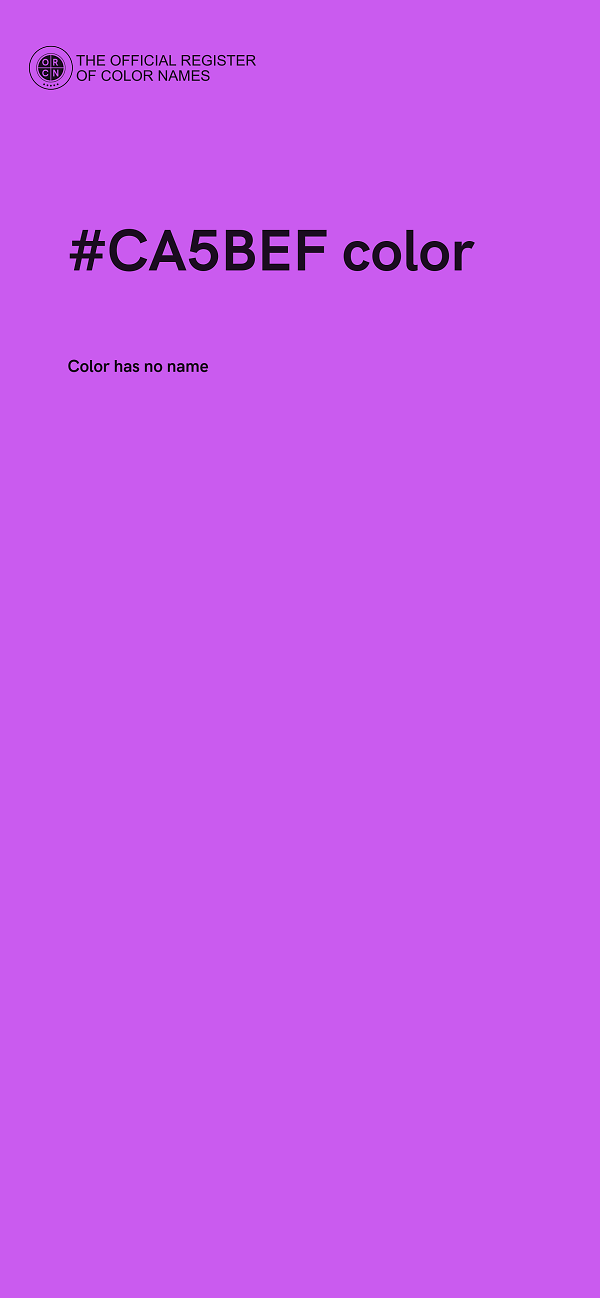 #CA5BEF color image