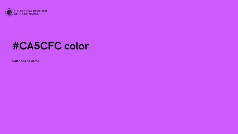 #CA5CFC color image