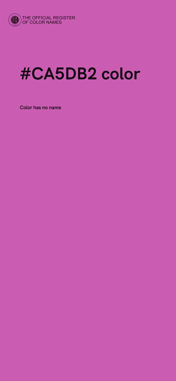 #CA5DB2 color image