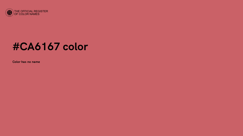 #CA6167 color image
