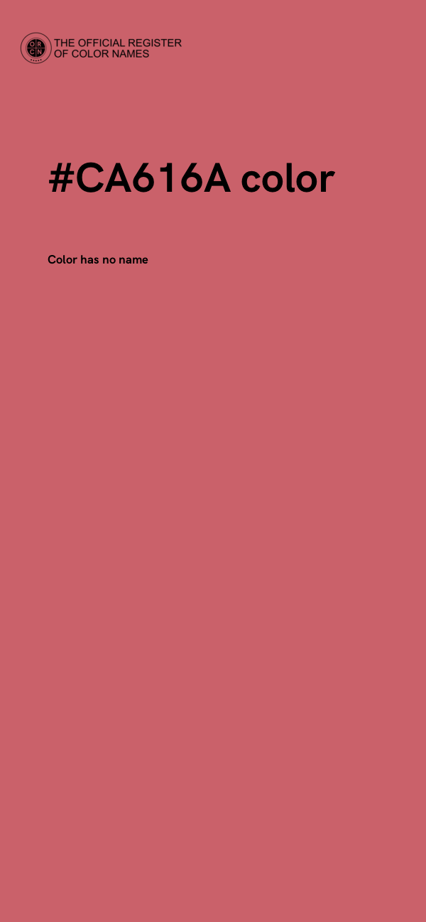 #CA616A color image
