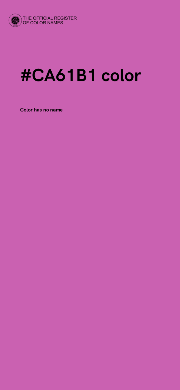 #CA61B1 color image