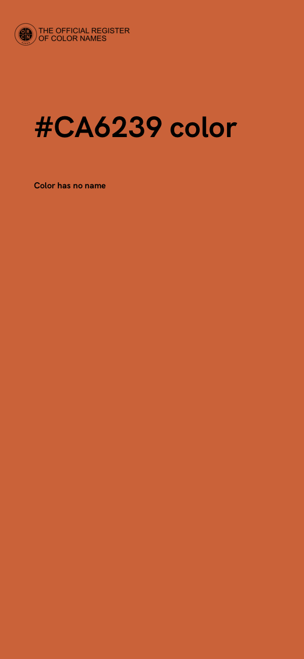 #CA6239 color image