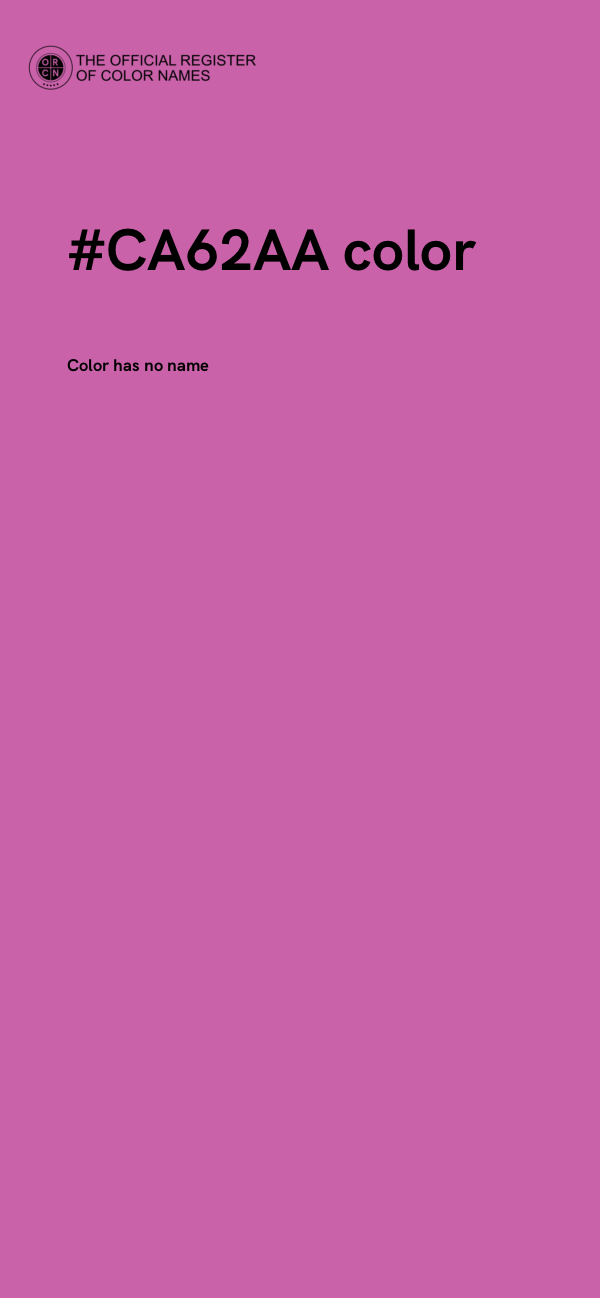 #CA62AA color image