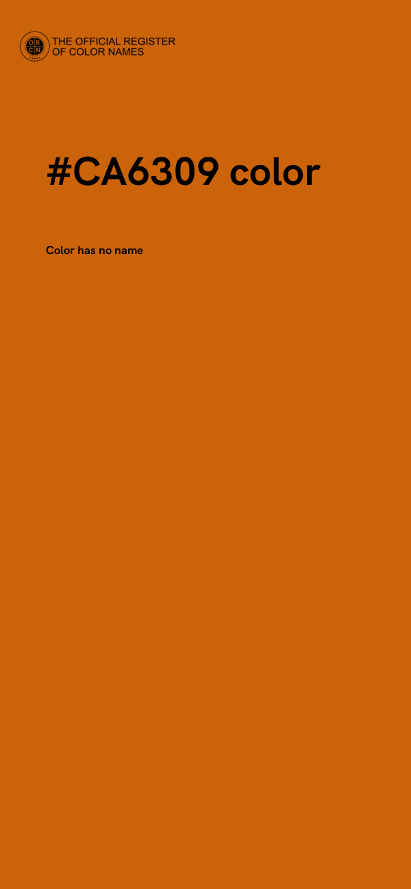 #CA6309 color image