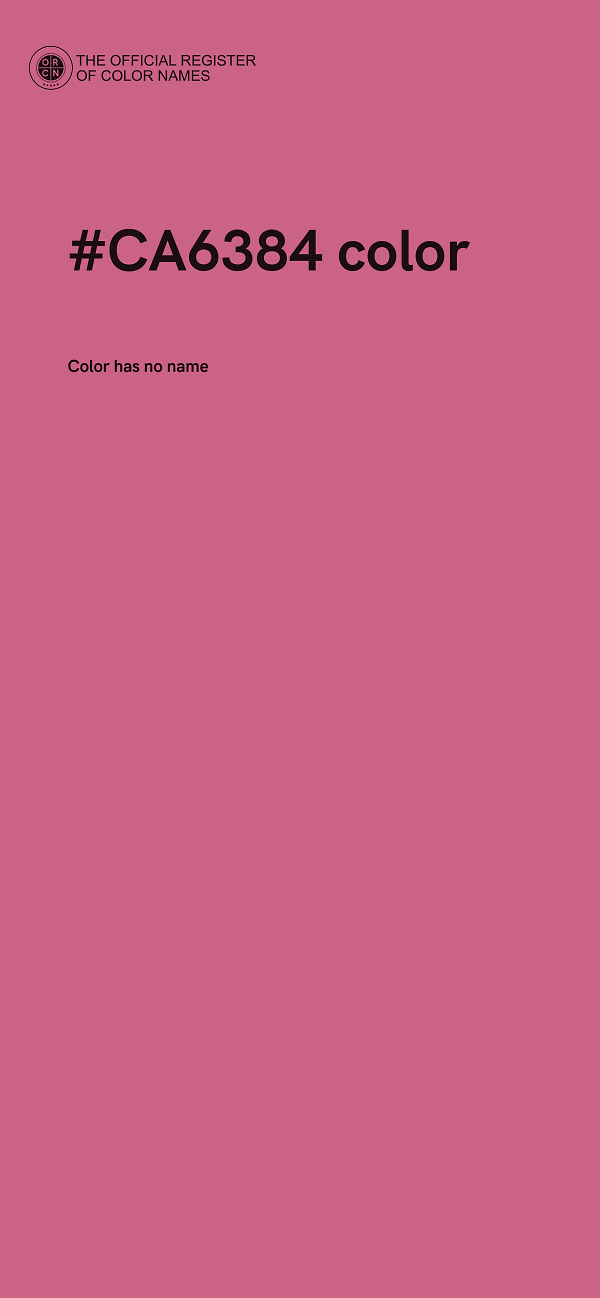 #CA6384 color image