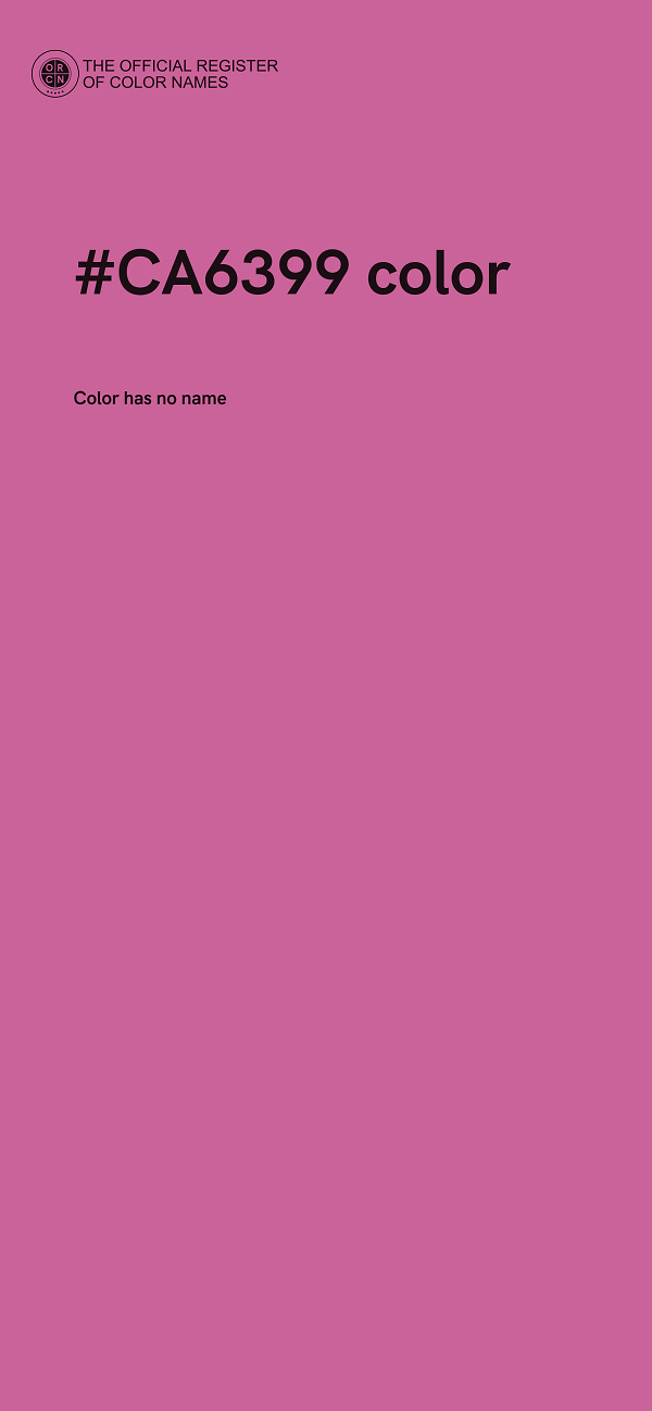 #CA6399 color image