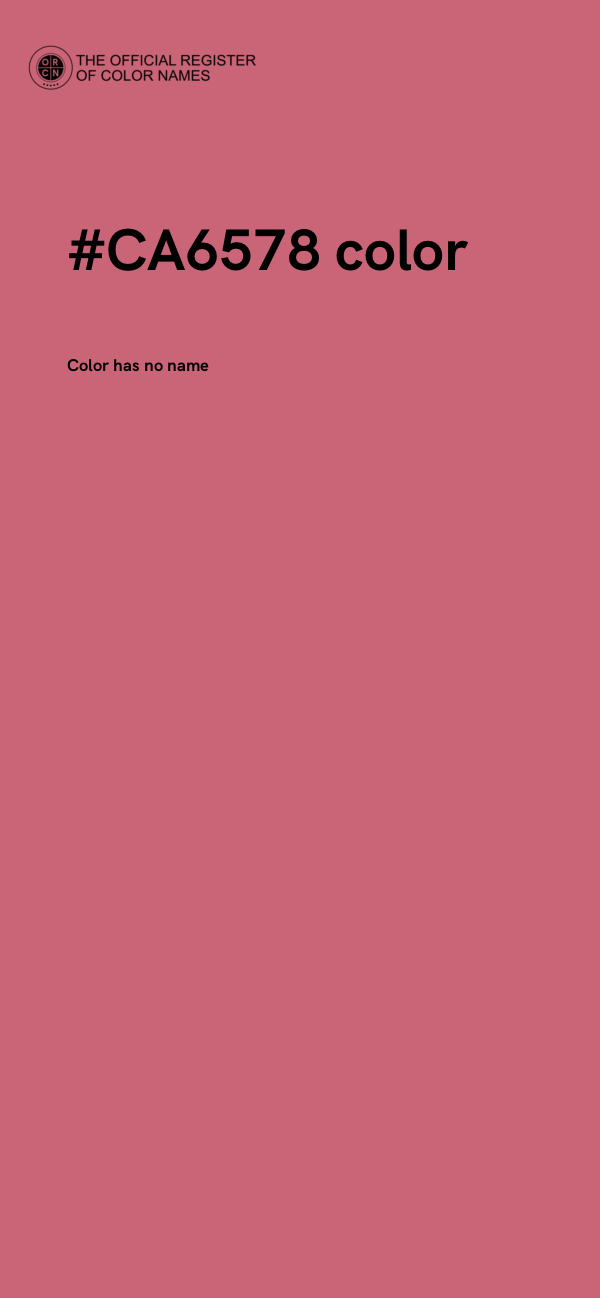 #CA6578 color image