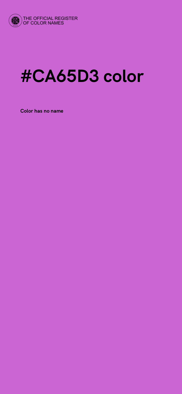 #CA65D3 color image