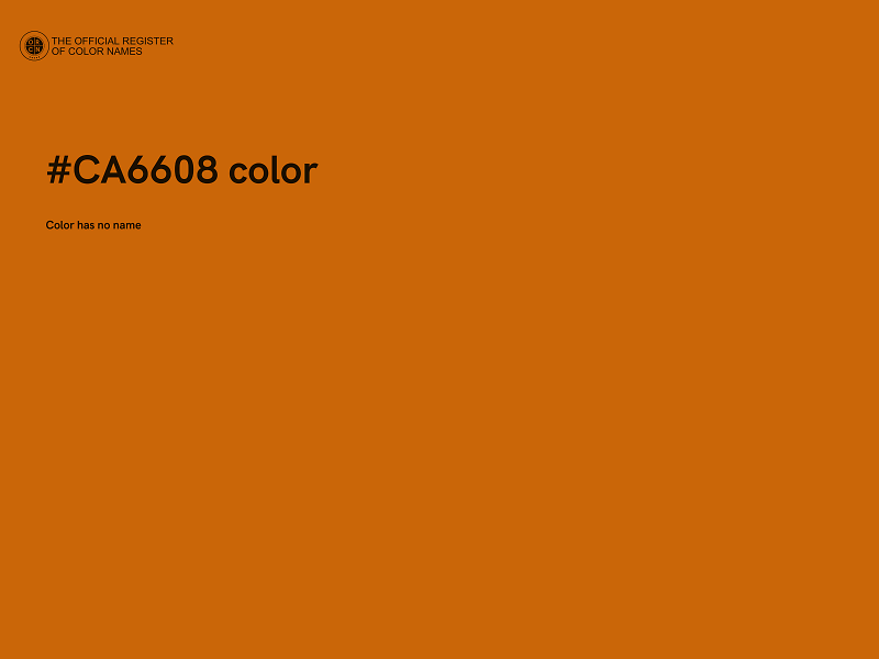 #CA6608 color image