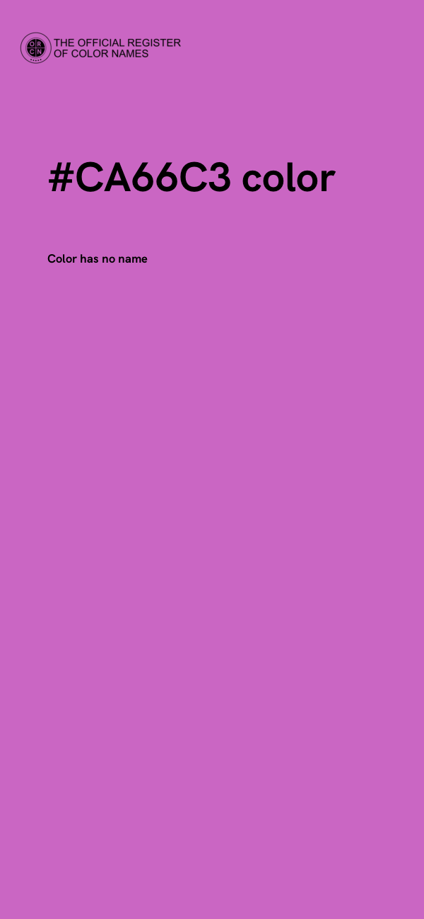 #CA66C3 color image