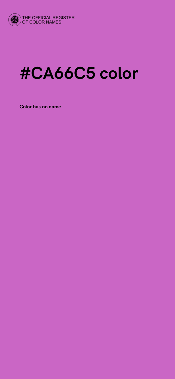 #CA66C5 color image