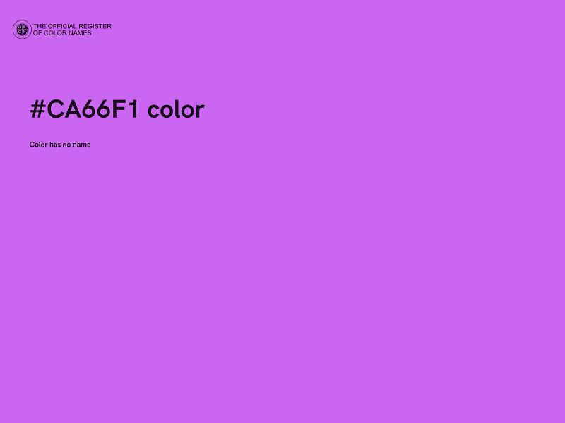#CA66F1 color image
