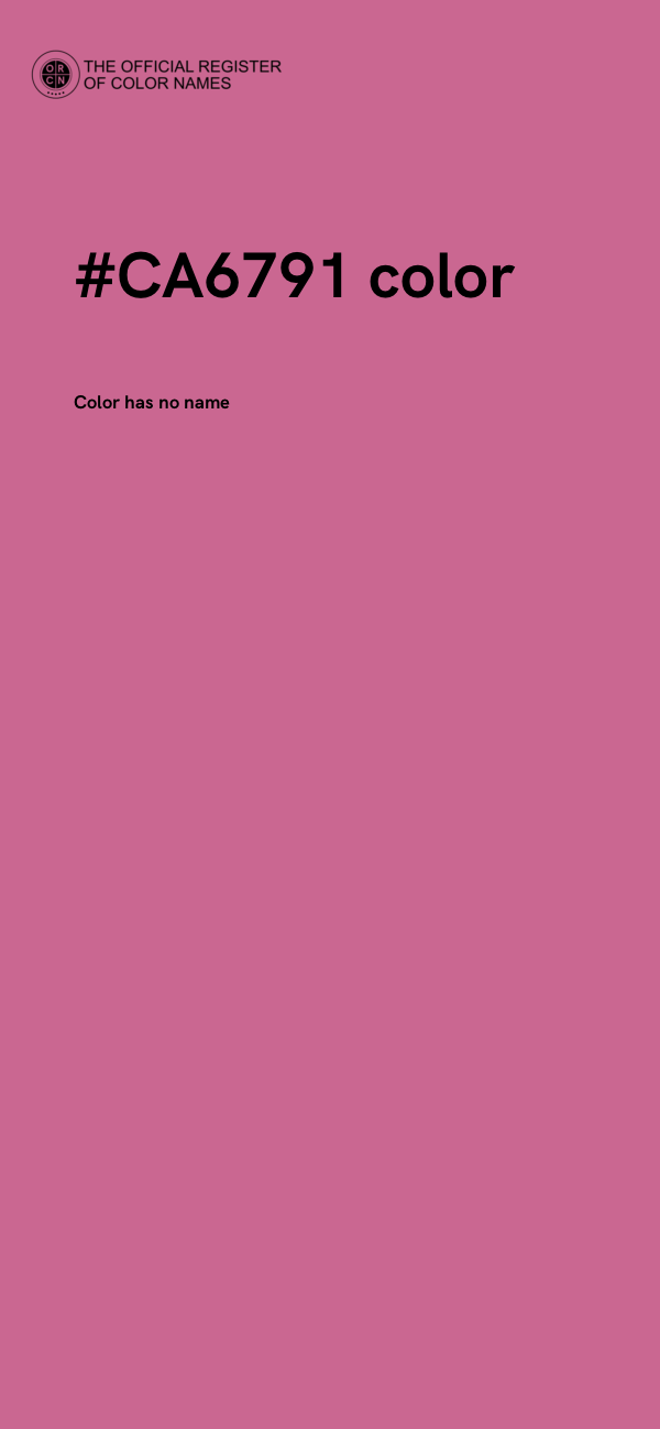 #CA6791 color image