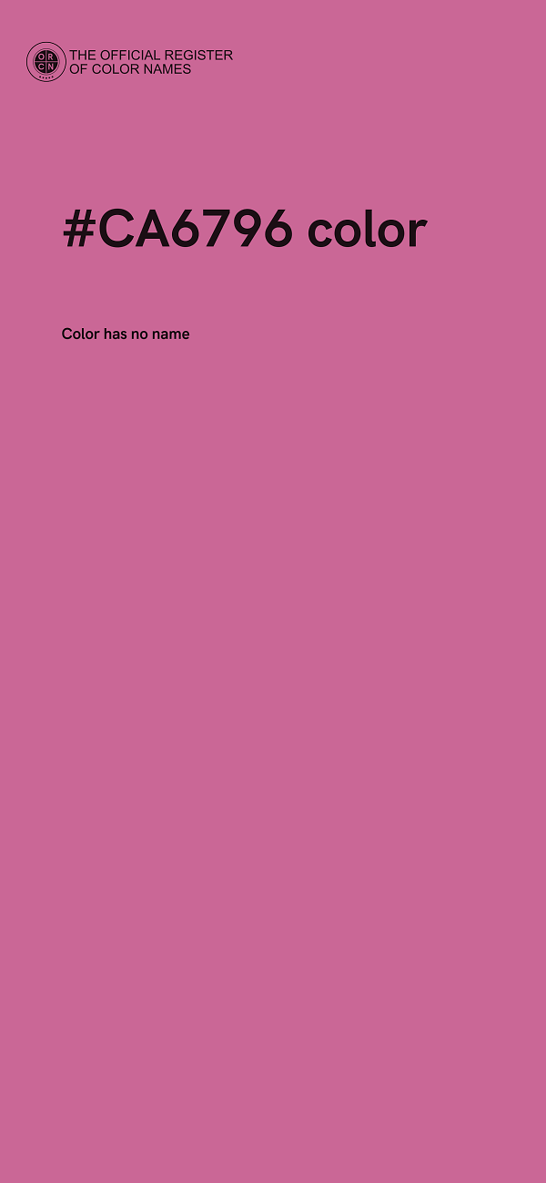 #CA6796 color image