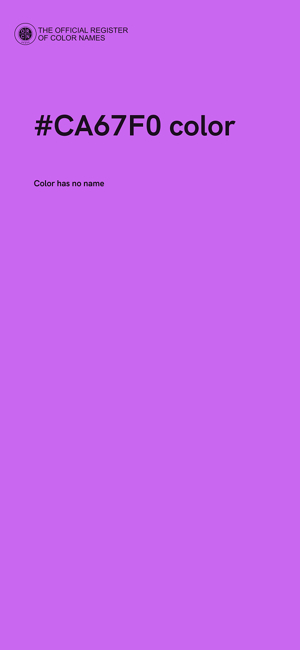 #CA67F0 color image