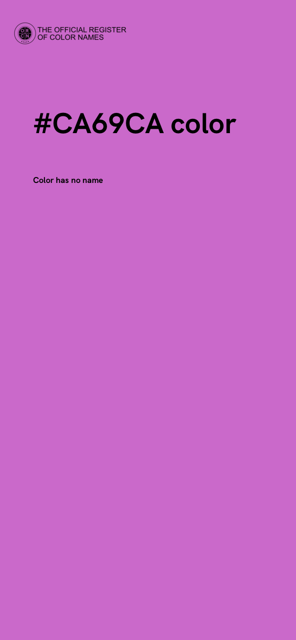 #CA69CA color image