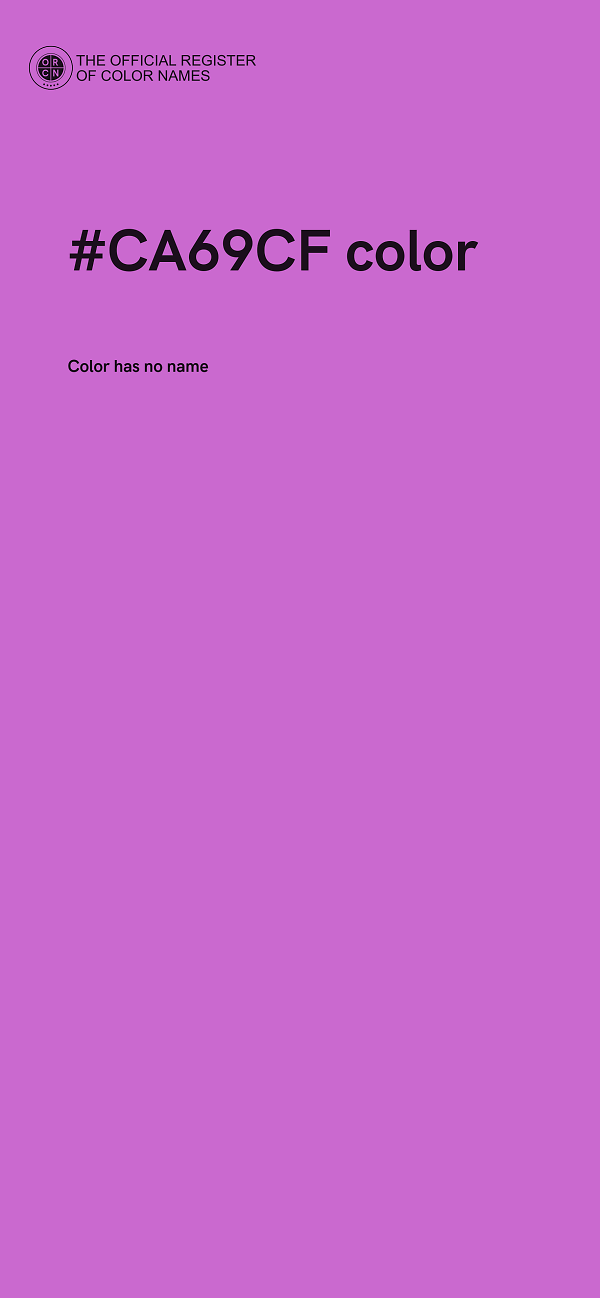 #CA69CF color image
