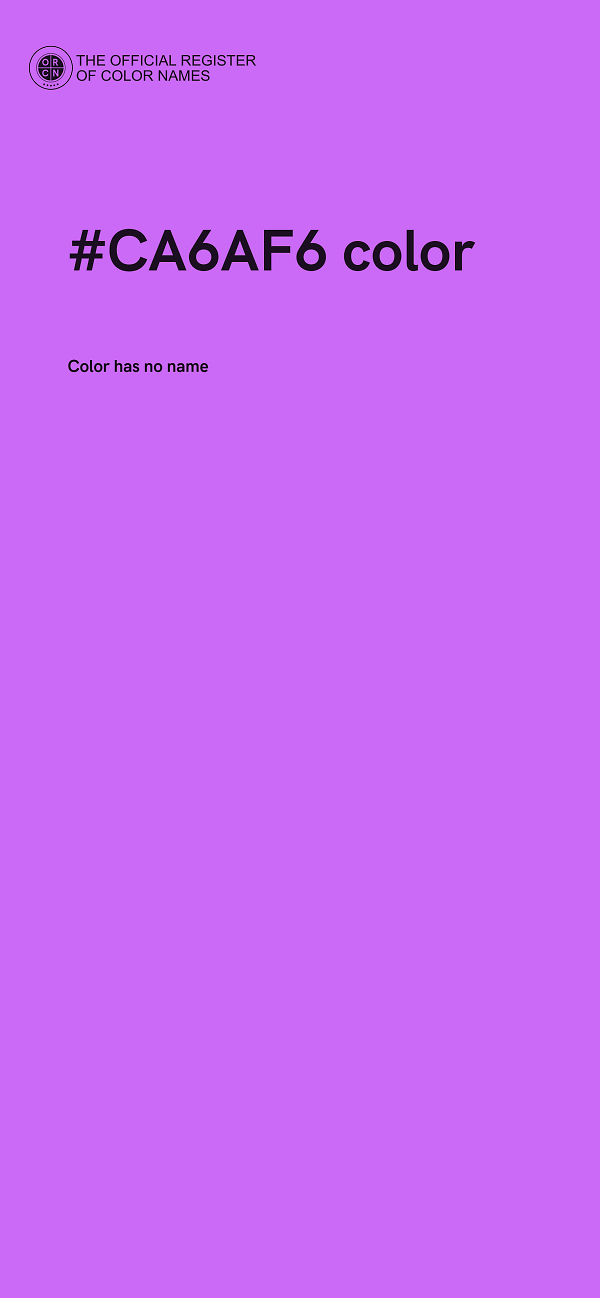 #CA6AF6 color image