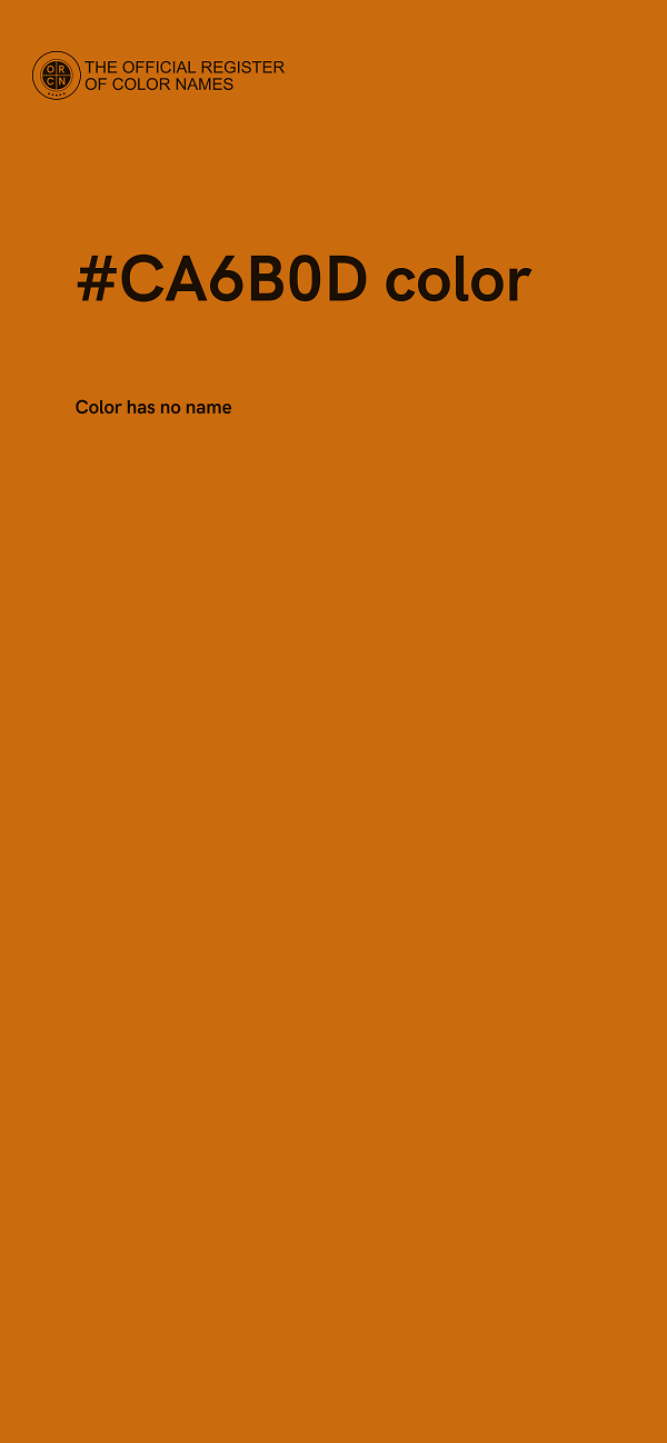 #CA6B0D color image