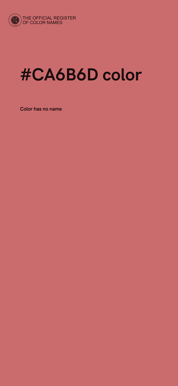 #CA6B6D color image