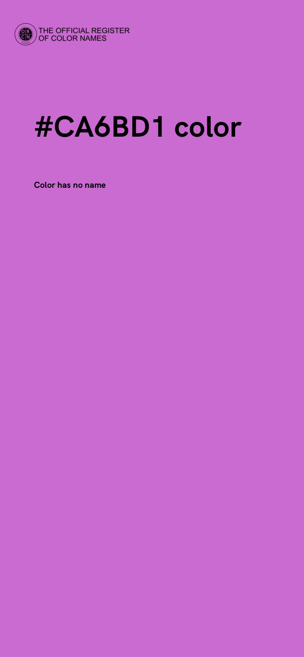 #CA6BD1 color image
