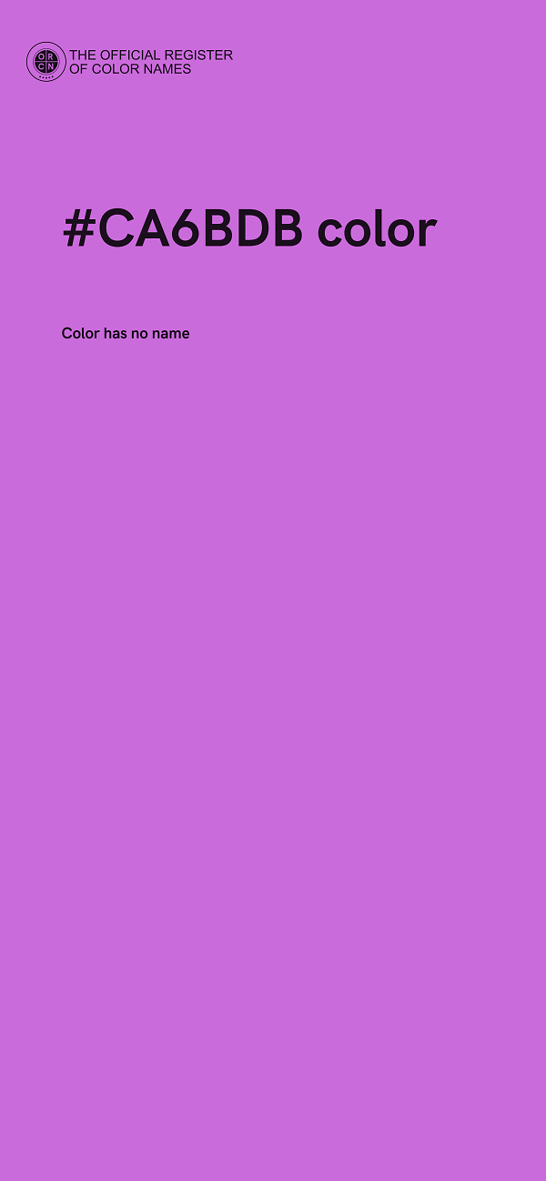 #CA6BDB color image