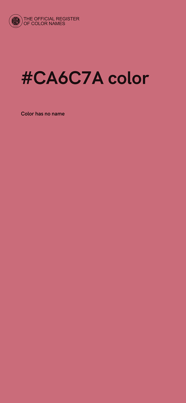 #CA6C7A color image