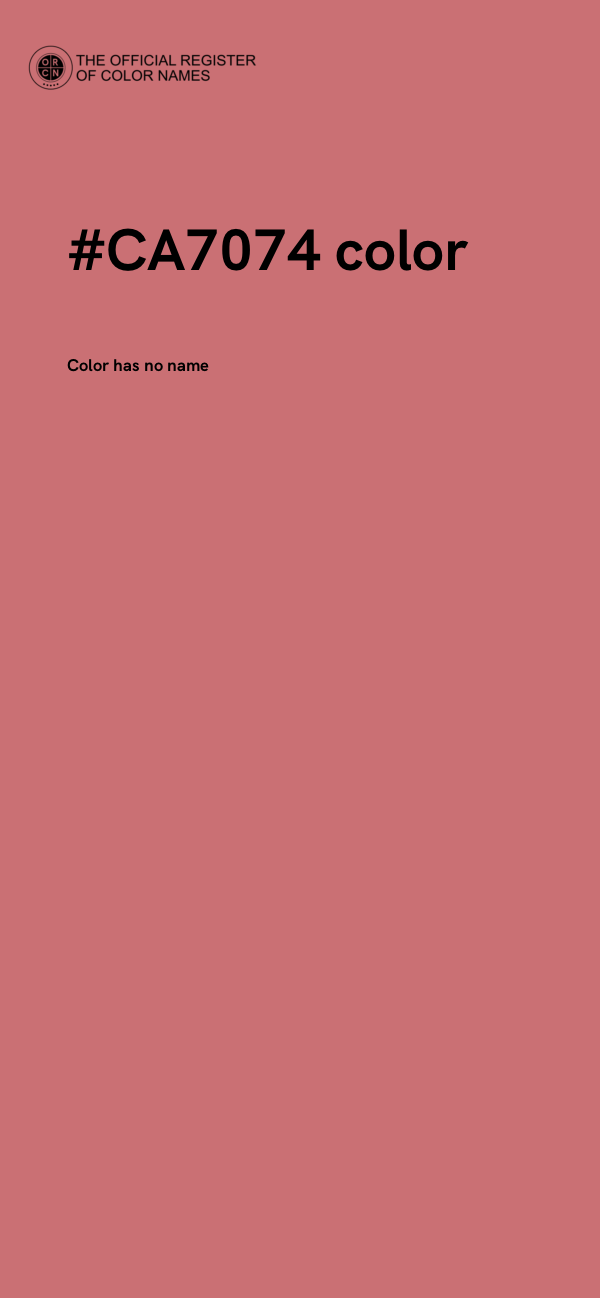 #CA7074 color image