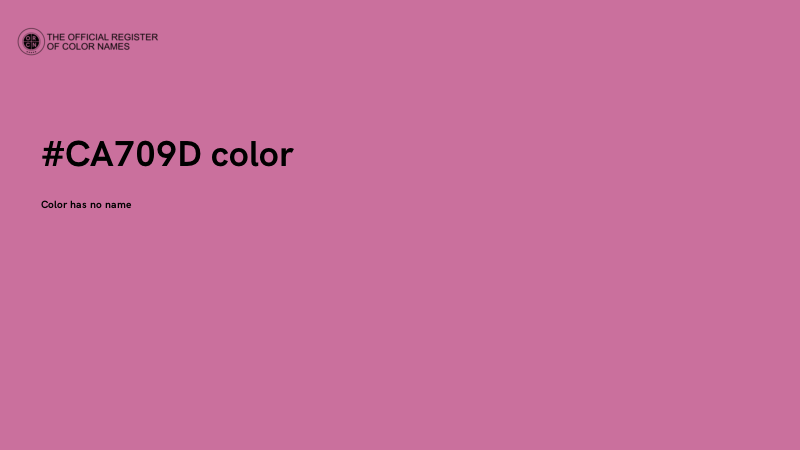 #CA709D color image