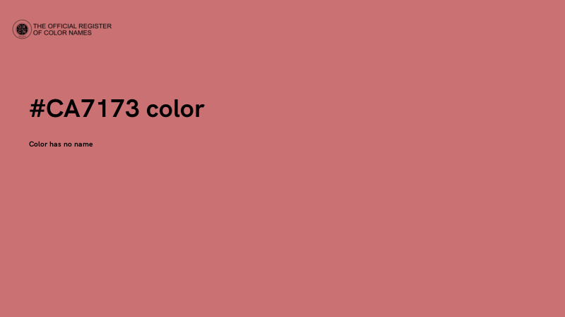 #CA7173 color image