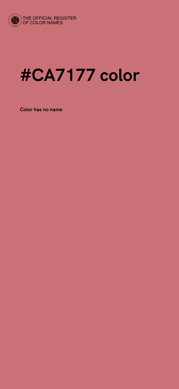 #CA7177 color image