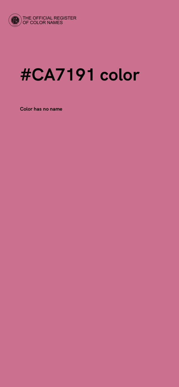 #CA7191 color image