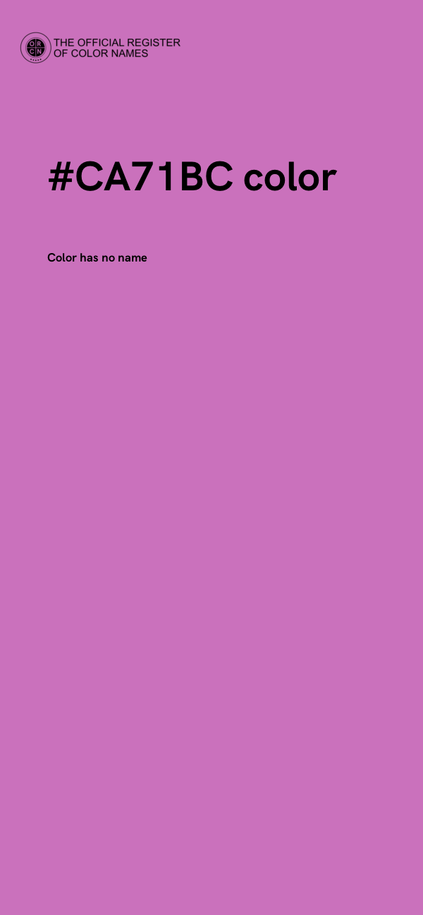 #CA71BC color image