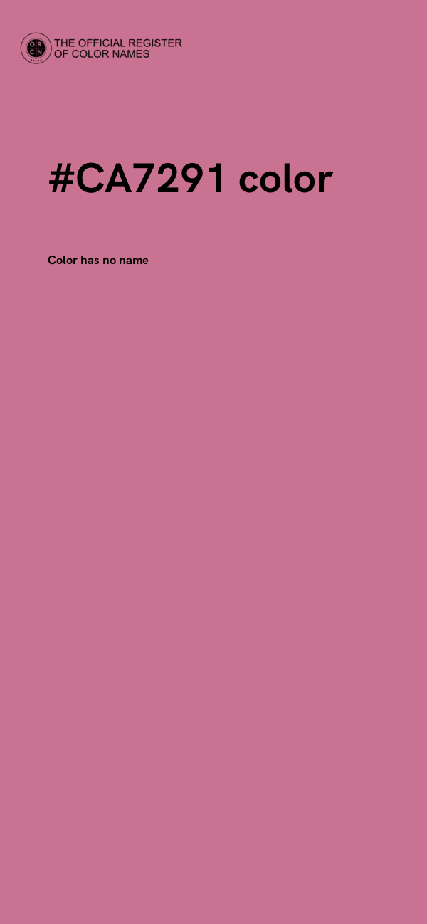 #CA7291 color image