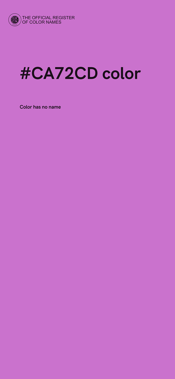 #CA72CD color image