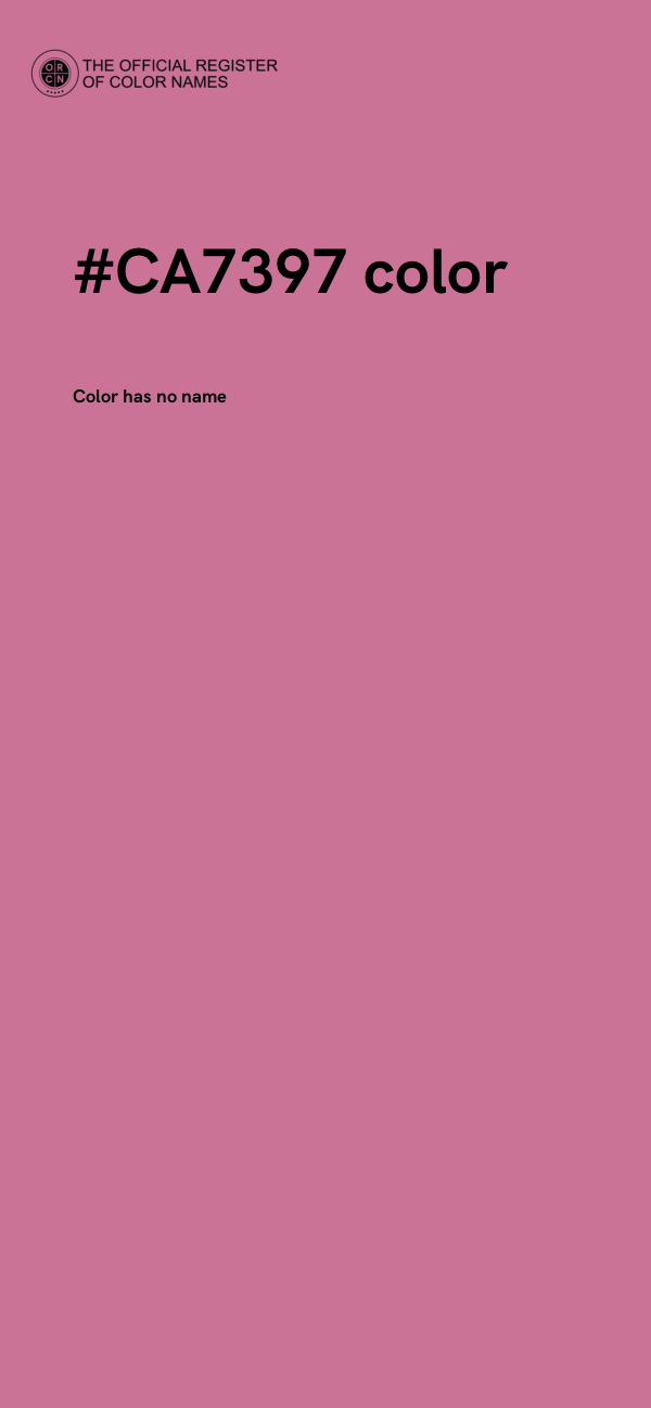 #CA7397 color image