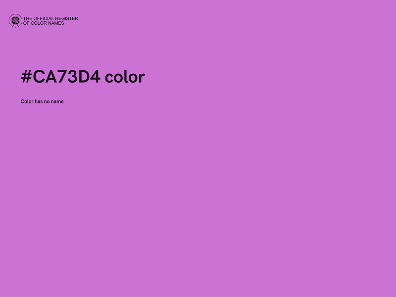 #CA73D4 color image